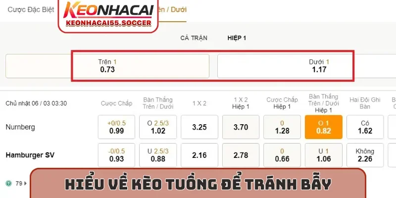 Hiểu về kèo tuồng để tránh bẫy