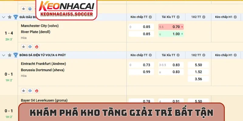 Khám phá kho tàng giải trí bất tận